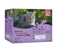 Multipack risparmio! 24 x 85 g Bozita Bocconcini in salsa Senior - Mix: 12x Manzo, 12x Pollo