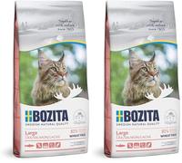 Bozita Grande salmone senza grano, 2 kg di cibo secco per gatti di grandi dimensioni, senza frumento, con 31% proteine, 18% grassi, per gatti sensibili, senza zucchero e ingegneria genetica