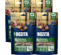 BOZITA Meaty Bites alce, anatra snack per cani 4x70 g