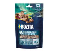Bozita Meaty Bites Snack per cane - Set % 2 x 70 g: con Renna e Anatra