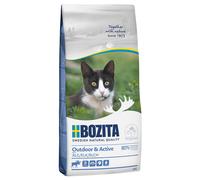 Bozita Outdoor & Active Cibo secco per gatti con alce - 2 kg - cibo secco senza grano per gatti attivi e sensibili - 30% proteine, 20% grassi - senza zucchero e ingegneria genetica - dalla Svezia