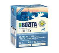 Bozita Purely Paté 24 x 370 g Cibo umido per cani - con le Renne