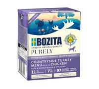 Bozita Purely Paté 24 x 370 g Cibo umido per cani - Puppy & Junior con Tacchino