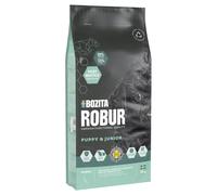 Bozita ROBUR Puppy & Junior Pollo 12 kg - cibo secco per cuccioli ad alta accettazione, postbiotici senza frumento per razze di piccole e medie dimensioni