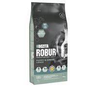 Bozita ROBUR Puppy & Junior XL pollo 12 kg - cibo secco per cuccioli ad alta accettazione, post biotici, senza grano per razze medie e grandi e cuccioli che vogliono una grande crocchetta