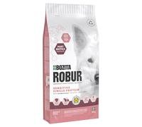 Bozita ROBUR Adult Sensitive Single Protein Salmone, 12 kg, cibo secco ad alta accettazione, post-biotici e solo salmone come fonte di proteine animali