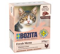 Bozita Tetra Bocconcini in salsa 6 x 370 g Umido per gatto - Fegato di pollo