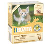 Bozita Tetra Bocconcini in salsa 12 x 370 g Alimento umido per gatto - Pollo per gattini