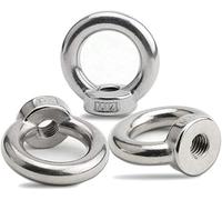 BOZONLI 3 Pezzi M4 Dado a Occhiello, Dado di Sollevamento in Acciaio Inossidabile