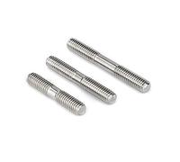 BOZONLI Doppia Estremità Filettato a Viti Bulloni - Acciaio Inossidabile Borchia a Doppia Estremità - Regolabile - Anti-allentamento - M8×60mm,5 pcs