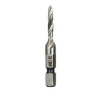 BOZONLI Punte ad attacco esagonale, M4 Punte Trapano Maschi, Countersink Tap Drill Bit HSS Imposta Combinazione Attacco Filettare Innesto Esagonale Tap Trapano