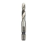 BOZONLI Punte ad attacco esagonale, M6 Punte Trapano Maschi, Countersink Tap Drill Bit HSS Imposta Combinazione Attacco Filettare Innesto Esagonale Tap Trapano