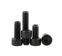 BOZONLI Viti a Brugola - Acciaio Carbonio Bulloni Viti Meccanici Antiruggine Bullone Esagonale, M2.5 * 6mm,50 pezzi