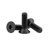 BOZONLI Viti a Brugola,Bulloni a Testa Svasata in Acciaio Carbonio 12,9 Grade,M4×12mm,30 pezzi