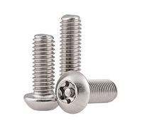 BOZONLI Viti a Macchina Torx Bulloni a Testa Tonda Viti Bulloni Inox, Vite antifurto, M8×16mm,3 pcs