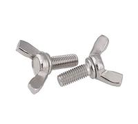 BOZONLI Viti ad Alette, Acciaio Inossidabile Vite a Farfalla di Fissaggio Wing Bolt, M5×20mm,5 pcs