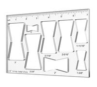 BOZXYE 1 modello 8 in 1 router Jigs, modello decorativo a farfalla, per la lavorazione del legno