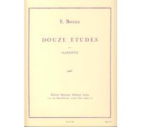 Bozza E. DOUZE ETUDES pour Clarinette - 12 STUDI per Clarinetto ed. Leduc