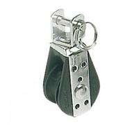 BOZZELLO INOX 1 PULEGGIA 22x6 CON CAVALLOTTO GIREVOLE VIADANA ACCESSORI BARCA