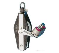 Bozzello Plastinox 2 pulegge violino 12x56 con strozzascotte - 1 PZ - 55.110.02