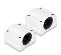 Bozzello scorrevole con cuscinetto a sfere per movimenti lineari, 2 pezzi SC20UU 20mm Boccola per cuscinetti scorrevoli con cuscinetti a sfere per movimenti lineari CNC, lunghezza 54mm, larghezza 50mm
