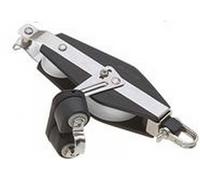 BOZZELLO VIOLINO A 2 PULEGGE SCOTTA MM 12 x 57 CON ARRICAVO E STROZZASCOTTE NAUT