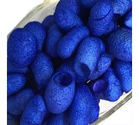 Bozzoli di seta tinti a mano, taglio seta, fibre di seta di gelso, confezione da 30 pezzi