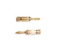 BP-100G 34.3460 - 4MM Banana Spine Placcato Oro, Spine, 1 Paio