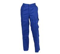 BP 1486-060-13/39/40, Pantalone da lavoro, con elastico sul retro 300,00 g/m², Puro cotone, Colore blu reale, Taglia 39/40