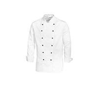 BP 1517-401-21-M - Giacca da cuoco con maniche a 1/1 con polsini, 215,00 g/m², colore bianco, M