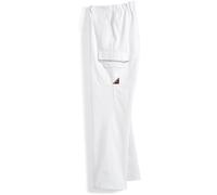 BP 1605-559-21-64n - Pantaloni da Lavoro, con Parte Posteriore Elastica, 245 g/m², Misto Tessuto, Bianco, 64n