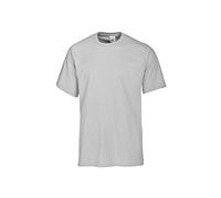 BP 1621-171-51-M - Maglietta unisex con maniche a 1/2, girocollo, lunghezza 70 cm, 180,00 g/m², grigio chiaro, M