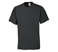 BP 1621-171-56-2XL - Maglietta unisex con maniche a 1/2, girocollo, lunghezza 70 cm, 180,00 g/m², colore antracite, 2XL