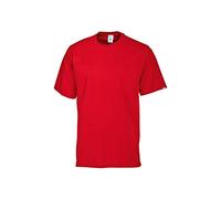 BP 1621-171-81-S, Maglietta unisex, manica 1/2, girocollo, lunghezza 70 cm 180,00 g/m², tessuto misto rosso, S