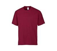 BP 1621-171-82-M - Maglietta unisex con maniche a 1/2, girocollo, lunghezza 70 cm, 180,00 g/m², colore: vinaccia
