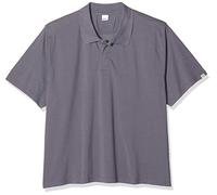 BP 1625-181-53-6XL, Polo unisex, manica 1/2, colletto polo con chiusura a pressione nascosta, 70 cm, 220,00 g/m², tessuto misto grigio scuro, 6XL