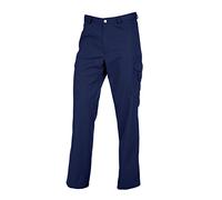 BP 1641-400 - Pantaloni Jeans per lui e per lei, 65% poliestere, 35% cotone, taglia S, colore: Blu notte