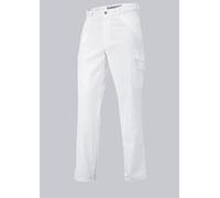 BP 1641-558-21-Mn, Jeans Unisex, Stile Jeans con Tasche Multiple, 245,00 g/m², Tessuto Misto Bianco, M
