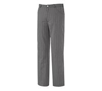 BP 1643 801 - Pantaloni unisex Stresemann, in tessuto misto resistente, taglia 3XLl, colore: Bianco/Nero