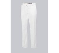 BP 1644-686-21-32n - Pantaloni da Donna con Lati Elasticizzati, 230,00 g/m2, Tessuto Misto con Elastico, Colore: Bianco