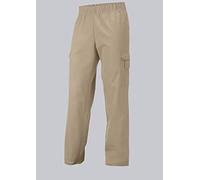 BP 1646-400-47-XSn, Pantaloni unisex, con elastico in vita 215,00 g/m², misto tessuto ecru, XSn
