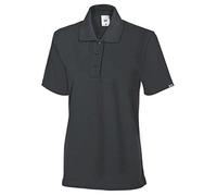 BP 1648-181-56-2XL - Polo da donna a mezza maniche, colletto polo con bottoni, 64 cm, 220 g/m2, misto tessuto, colore: antracite, XXL