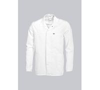 BP 1670-500-21-2XLl Giacca unisex, manica 1/1 con fessura regolabile sul polsino, 210,00 g/m², misto tessuto, bianco, 2XLL