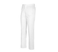 BP 1672 558 - Pantaloni unisex in tessuto misto resistente, taglia L, colore: Bianco