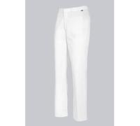 BP 1672 558 - Pantaloni unisex in tessuto misto resistente, taglia S, colore: Bianco
