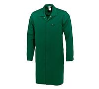 BP 1673-500-74-3XLn - Cappotto unisex, maniche a 1/1 con fessura regolabile sul polsino, 210,00 g/m², misto tessuto, verde medio, 3XLn