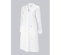 BP 1699-485-21-34n Cappotto da donna, a maniche lunghe, colletto con risvolto, 215 g/m², misto tessuto, bianco, 34n