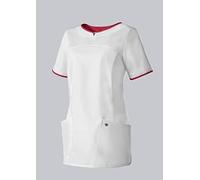 BP 1700-485-2188 - Casacca da donna, vestibilità moderna, 50% cotone/50% poliestere, bianco/corallo, taglia 2XLn