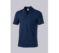 BP 1712-230-110-M - Polo Unisex, con Maniche a 1/2, Colletto Polo con Bottoni, 70 cm, Cotone 195 g/m² Elasticizzato, Blu Notte, M