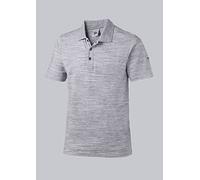 BP 1712-232-21 Essentials - Polo unisex, in cotone, poliestere ed elastan, taglia L, colore: Bianco